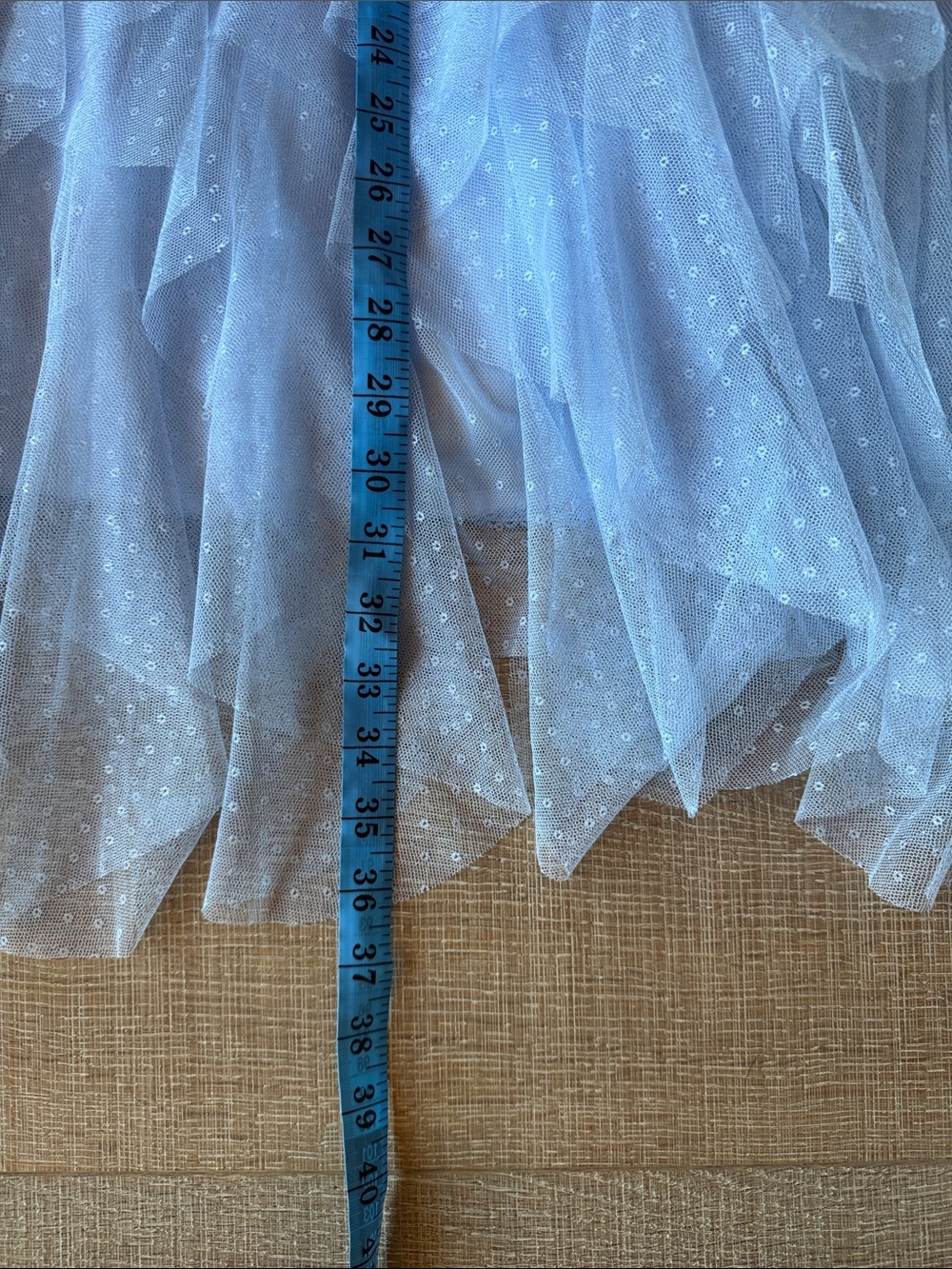 Anthropology NEW Cheri tiered tulle line skirt S - Picture 11 of 11